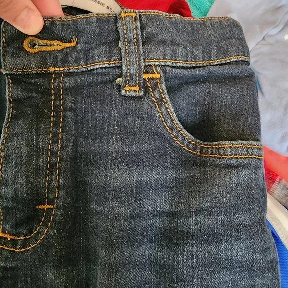 Boy's Wrangler Blue Jeans - Picture 10 of 13